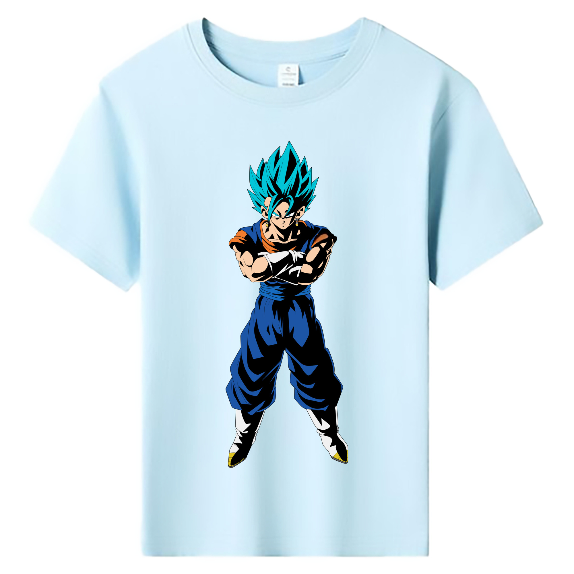 （画像用） ドラゴンボール ベジット DRAGON BALL Vegetto 綿100％キッズTシャツ（フロントプリント）